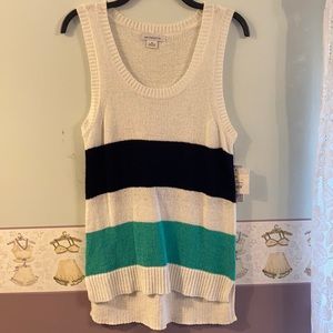 Lightweight Sleeveless Cotton Sweater